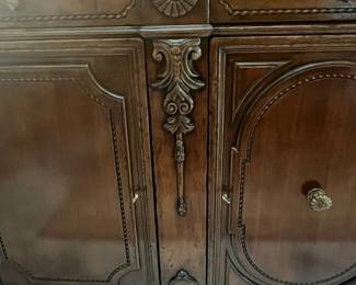 Antique French Provincial Walnut Sideboard