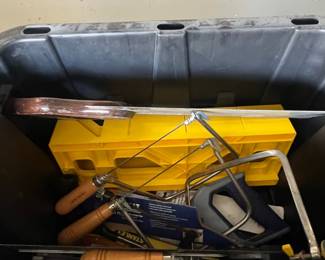 Assorted Hand Saws and Tools