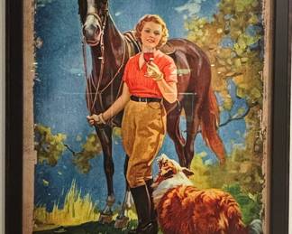 That's What I Do I Ride Horses, I Pet Dogs, I Drink and I Know Things Framed Print