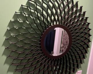 Sunburst Metal Wall Mirror
