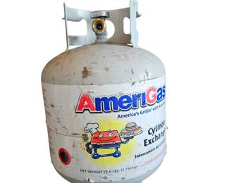 Lot #198 - AmeriGas 7.0 LBS Propane Gas Cylinder for Grilling and Outdoor Use