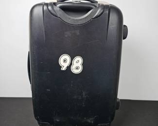 Lot #166 - Ricardo Beverly Hills Black Hard Shell Spinner Suitcase Lightweight Travel Luggage