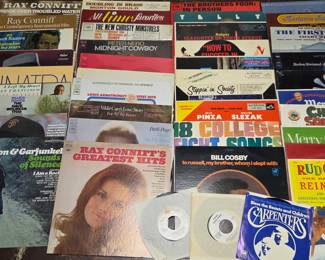 Lot #10 - Vintage Vinyl Record Lot - Simon & Garfunkel, Tony Bennett, Dave Brubeck Trio, Ray Conniff & More Classic Albums