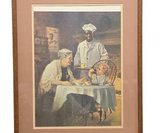 Lot #5 - Antique Cream of Wheat Advertisement Framed 