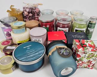 Lot #30 - Lot of Pier 1 Imports, Ashland & More Scented Candles - Coconut, Lavender, Wild Blueberry & More