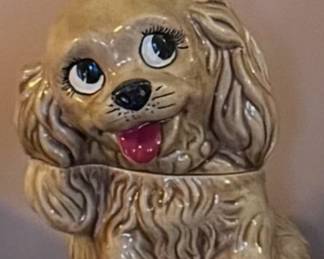 Vintage 1960's Cocker Spaniel Cookie Jar