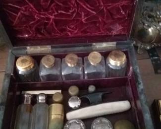 Antique 19th century English Apothecary box