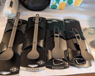 Titanium spoons and sporks