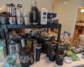 YETI and other thermal mugs and drinkware
