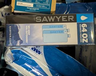 Sawyer 64 oz squeeze pouches