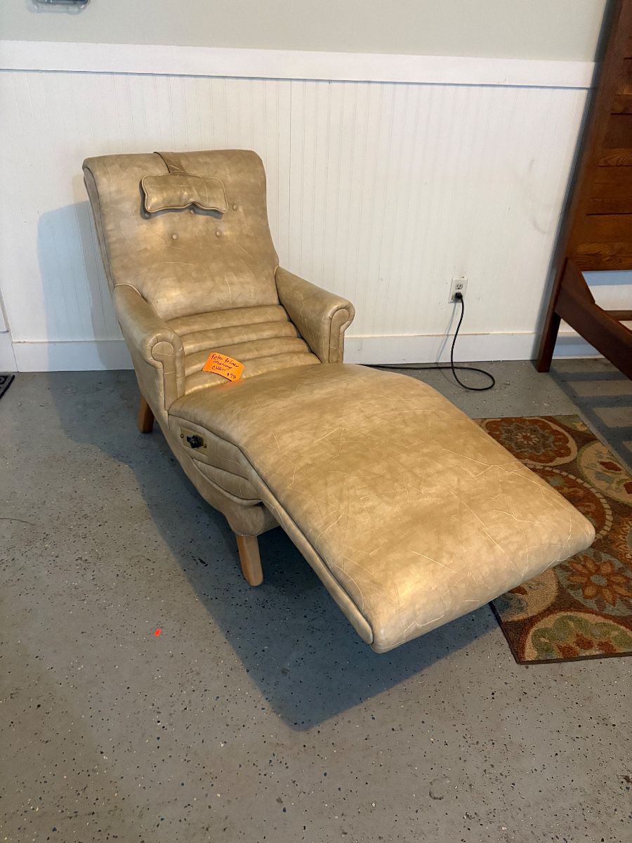 Midcentury massage chaise. 