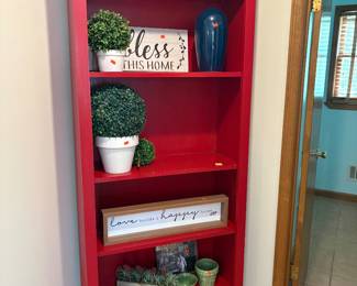 Shelf is sold.  Items on the shelf is for sale. 