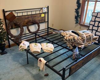 Super sturdy Queen size bed.   