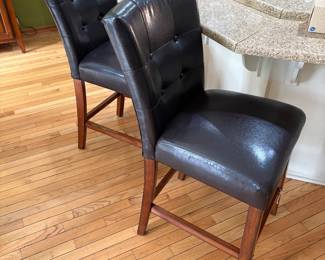 Two bar stools.  