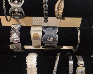 Silver bracelets