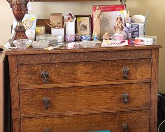 Antique dresser with mirror