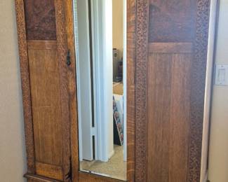 Super cool antique wardrobe/armoire