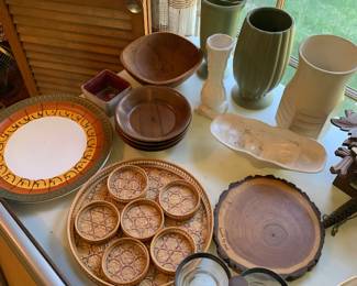 Mid-Century decor; Floraline vases