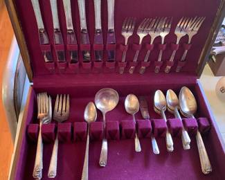 Prestige plate silverware c. 1949