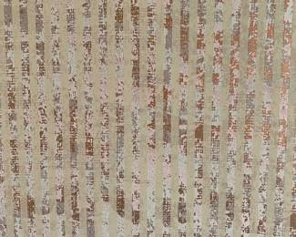 2 rolls of vintage wall paper, green and gold