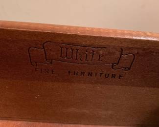 White Furniture-Mid-Century bedroom suite