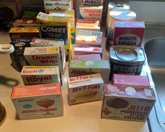 Vintage food stuffs -over 50 years