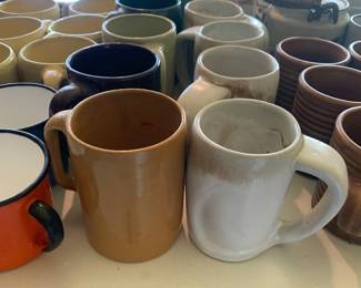 pottery coffee mugs