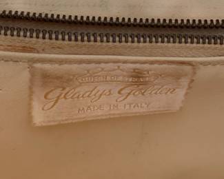Gladys Golden vintage purse