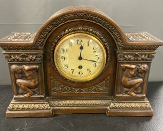 CAST MANTLE CLOCK