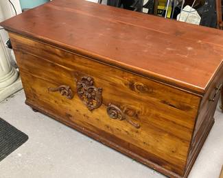 FOOTED CEDAR CHEST