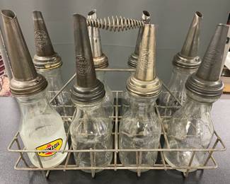 OIL BOTTLES IN CARRIER