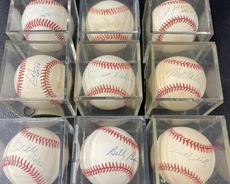AUTOGRAPHED BASEBALLS
