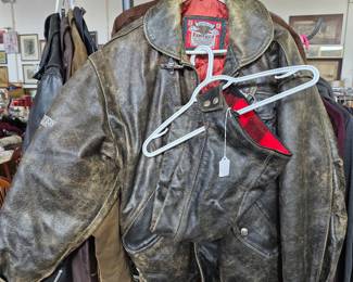 Vintage leather coats