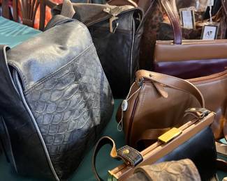 Italian leather purses