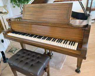 Baldwin Grand Piano Model R, in mahogany finish, serial #61340