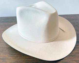 Stetson hats, sizes 7 ⅝ + 6 ⅞ 