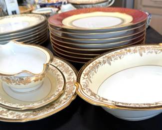 Assorted china, including Wedgwood, Noritake + Bavaria Turschenreuth