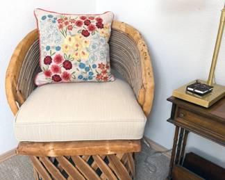 Mexican barrel-backed chair