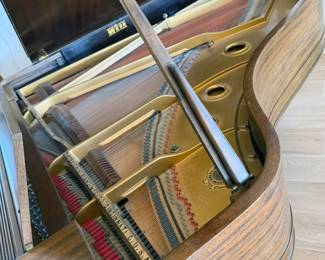 Baldwin Grand Piano Model R, in mahogany finish, serial #61340