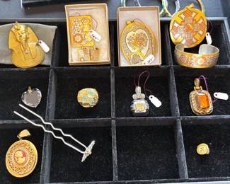 Reed + Barton damascene jewelry