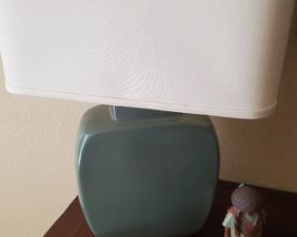 Turquoise any where lamp 