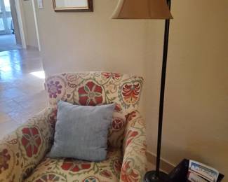 LR or BR accent chair. Have two and 0ne Ottoman 