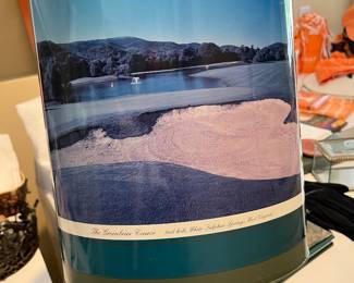 Greenbrier metal trash can