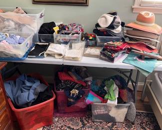 Intimates, scarves, pashminas