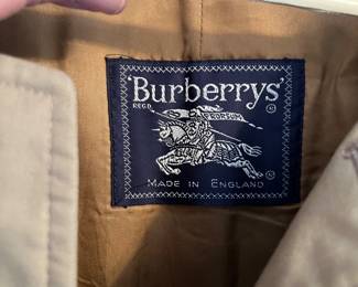 2 Burberry trench coats