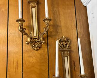 Vintage candle holders 