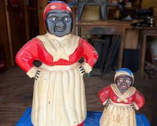 cast iron "Aunt Jemima" coin bank