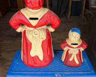 cast iron "Aunt Jemima" coin bank