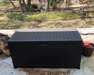 Large outdoor storage trunk