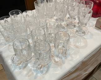 Large collection of Christmas Tree Crystal by Mikasa